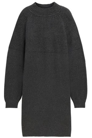 TOM TAILOR Damen Strickkleid mit Stehkragen