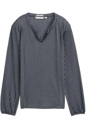 TOM TAILOR Damen Bluse mit Streifenmuster