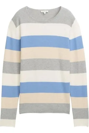 TOM TAILOR Damen Strickpullover mit Rundhalsausschnitt