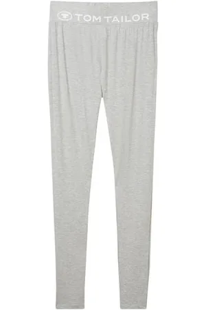 TOM TAILOR Damen Loungewear Leggings mit Logo-Print