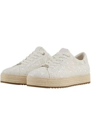 TOM TAILOR Damen Schnürschuhe mit Bastsohle