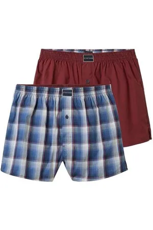 TOM TAILOR Herren Mittellange Boxershorts aus Baumwolle im 2er-Pack