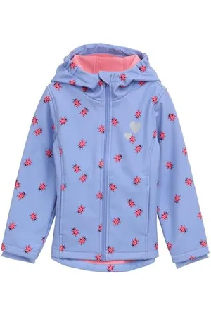 TOM TAILOR Mädchen Softshell Jacke mit Allover-Print