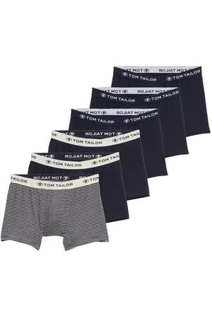 TOM TAILOR Herren Kurze Boxershorts im 6er-Pack