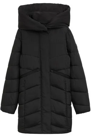 TOM TAILOR Damen Puffermantel mit Kapuze