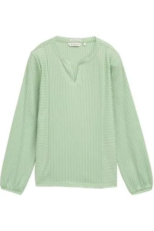 TOM TAILOR Damen Bluse mit Streifenmuster