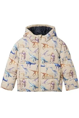 TOM TAILOR Jungen Puffer Jacke mit Allover Print