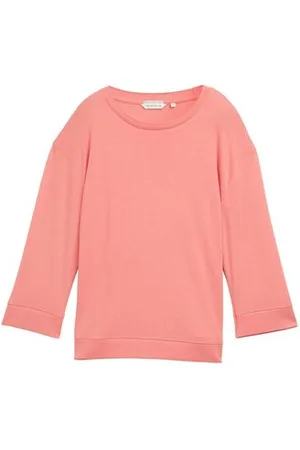 TOM TAILOR Damen Langarmshirt mit Rundhalsausschnitt