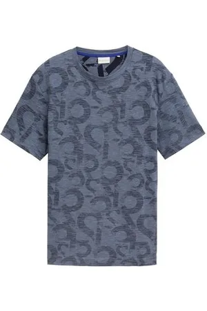 TOM TAILOR Herren T-Shirt mit Allover-Print