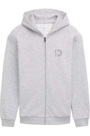 TOM TAILOR Herren Sweatjacke mit Logo Print