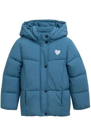 TOM TAILOR Mädchen Puffer Jacke mit reflektiven Prints