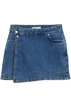 TOM TAILOR Damen Jeans Skorts in Wickel-Optik