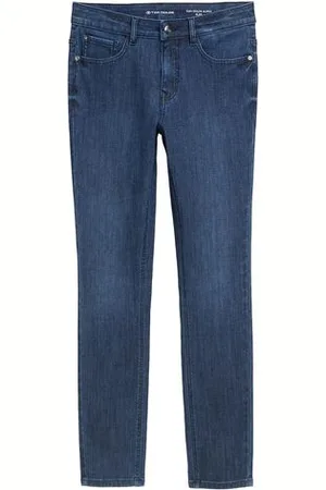 TOM TAILOR Damen TTALEXA Slim Jeans mit Glitzer-Effekt