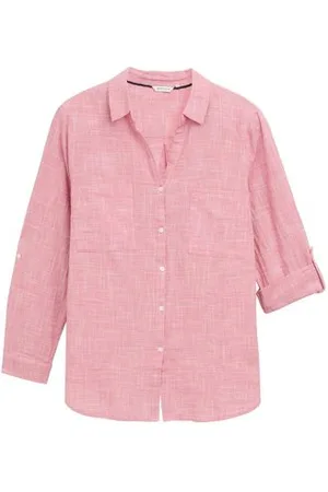 TOM TAILOR Damen Plus Size - Bluse mit Struktur
