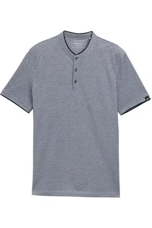 TOM TAILOR Herren Piqué Poloshirt mit Stehkragen
