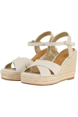 TOM TAILOR Damen Sandalen mit Keilabsatz