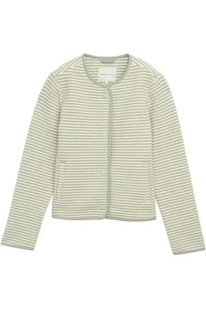 TOM TAILOR Damen Jacke mit Streifenmuster