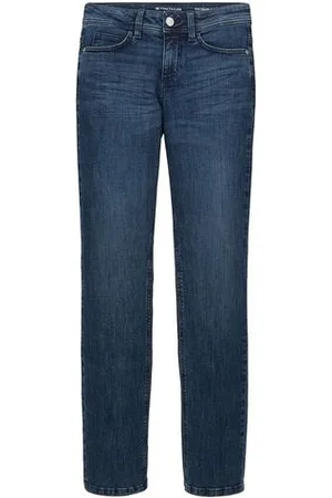 TOM TAILOR Damen TTALEXA Straight Jeans mit Bio-Baumwolle