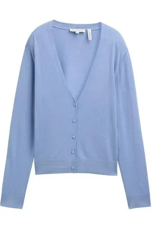 TOM TAILOR Damen Cardigan mit V-Ausschnitt