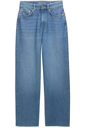 TOM TAILOR Damen Wide Leg Jeans mit Stretch-Anteil