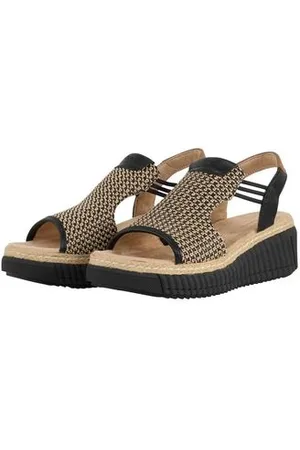 TOM TAILOR Damen Sandalen mit Keilabsatz