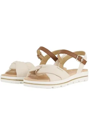TOM TAILOR Damen Flache Sandalen mit Verschluss-Schnallen