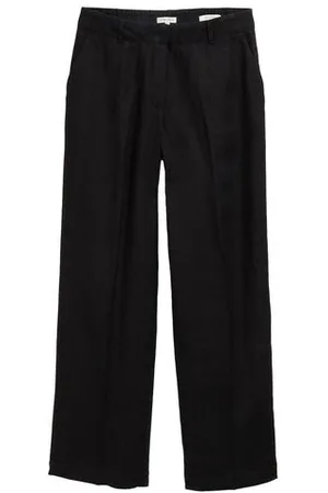 TOM TAILOR Damen TTLEA Wide Leg Hose mit Leinenanteil