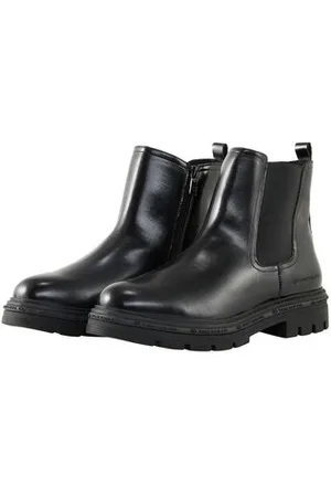 TOM TAILOR Damen Gefütterte Stiefeletten aus Kunstleder