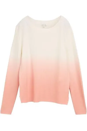 TOM TAILOR Damen Strickpullover mit Farbverlauf
