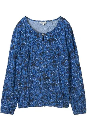 TOM TAILOR Damen Langarmshirt in Knitteroptik