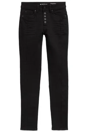 TOM TAILOR Damen TTKATE Slim Jeans mit Knopfleiste