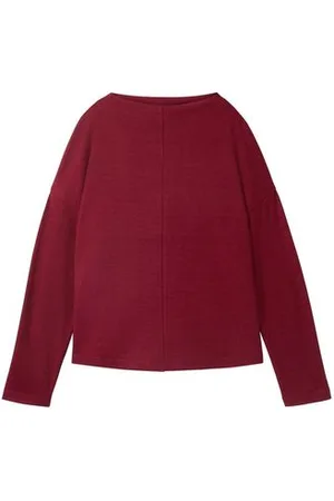 TOM TAILOR Damen Sweatshirt mit Struktur