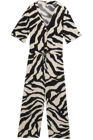 TOM TAILOR Damen Jumpsuit mit Muster