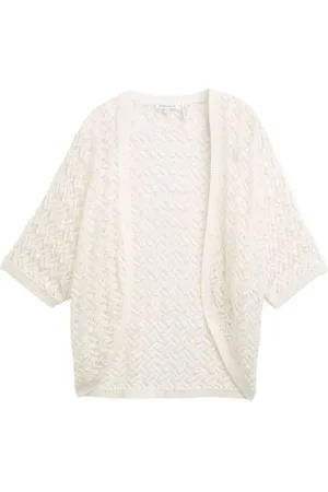TOM TAILOR Damen Loose Fit Bolero Cardigan