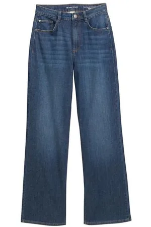 TOM TAILOR Damen Wide Leg Jeans mit High Waist