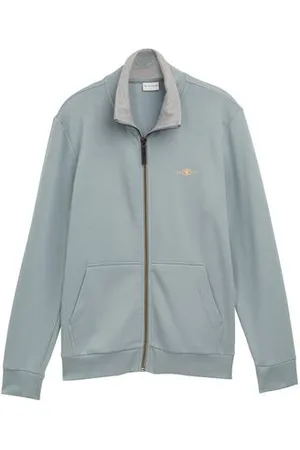 TOM TAILOR Herren Sweatjacke mit Stehkragen