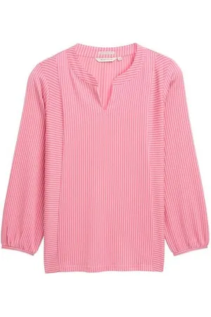 TOM TAILOR Damen Plus Size - Blusenshirt mit Streifenmuster