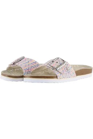 TOM TAILOR Damen Flache Sandalen mit Flechtmuster