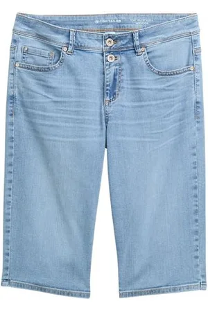 TOM TAILOR Damen TTALEXA Slim Bermuda Jeans Shorts