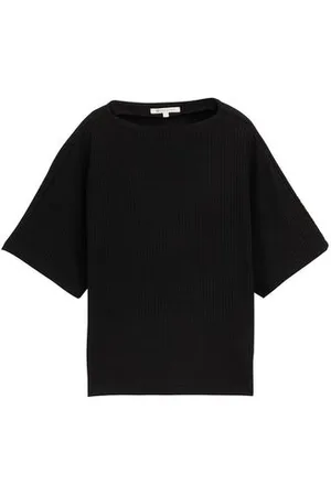 TOM TAILOR Damen Loose Fit T-Shirt mit Fledermausärmeln