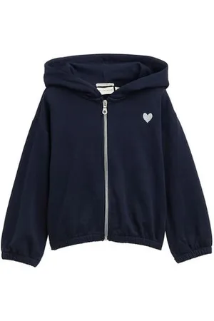 TOM TAILOR Mädchen Hoodie Sweatjacke mit Stickerei