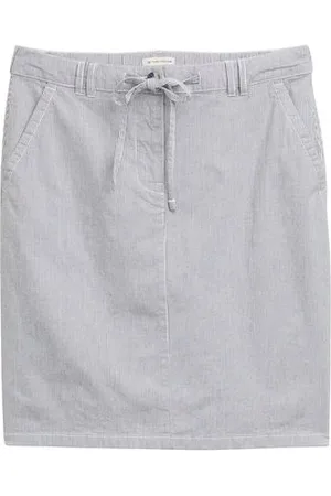 TOM TAILOR Damen Chino Rock mit Kordelzug