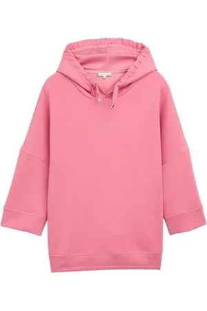 TOM TAILOR Damen Plus Size - Hoodie Sweatshirt aus Scuba