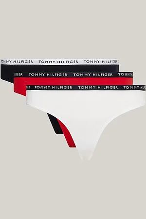 Tommy Hilfiger 3er-Pack Strings mit Logo-Taillenbund