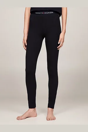 Tommy Hilfiger Lange Leggings mit Logo am Taillenbund