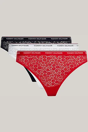 Tommy Hilfiger Premium Essential 3er-Pack Strings mit Spitze