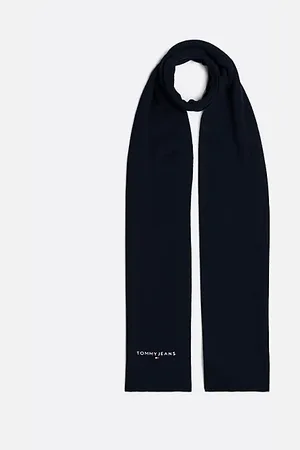 Tommy Hilfiger Strickschal mit aufgesticktem Logo