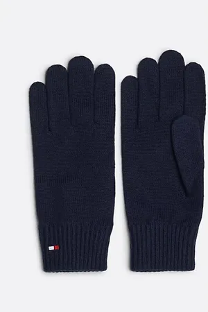 Tommy Hilfiger Essential Handschuhe mit Kaschmir und Flag
