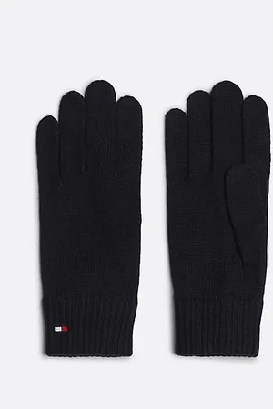 Tommy Hilfiger Essential Handschuhe mit Kaschmir und Flag