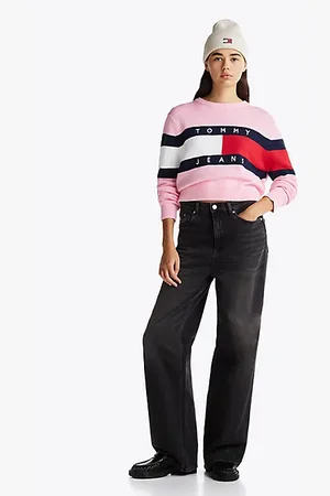 Tommy Hilfiger Claire Jeans mit weitem Bein und hohem Bund